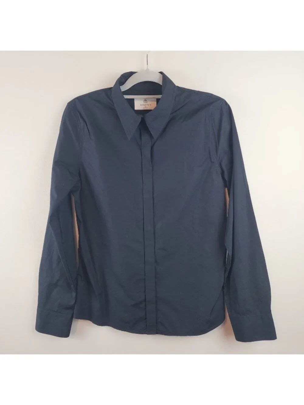 Aritzia Babaton Button-Up Shirt Women M Cotton Long Sleeve  Everyday Luxury